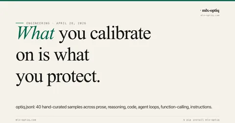optiq.jsonl calibration mix cover image